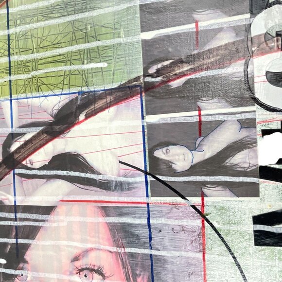 Trevor Williamson "Hollywood Faceless" Abstract Painting - Picture 5 of 16